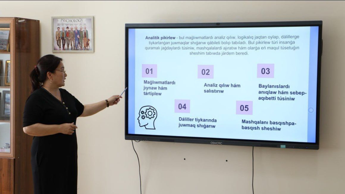 «Analitik tafakkurni rivojlantirish usulida ta’lim berish asoslari» mavzusida o‘quv-uslubiy seminar o‘tkazildi