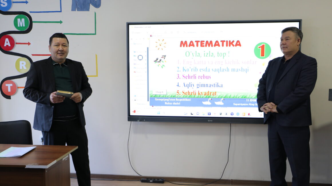 “Boshlang‘ich ta’limga innovatsion yondashuv: Saparniyazov Abay Saburovichning yangi ta’limiy dasturi taqdim etildi”