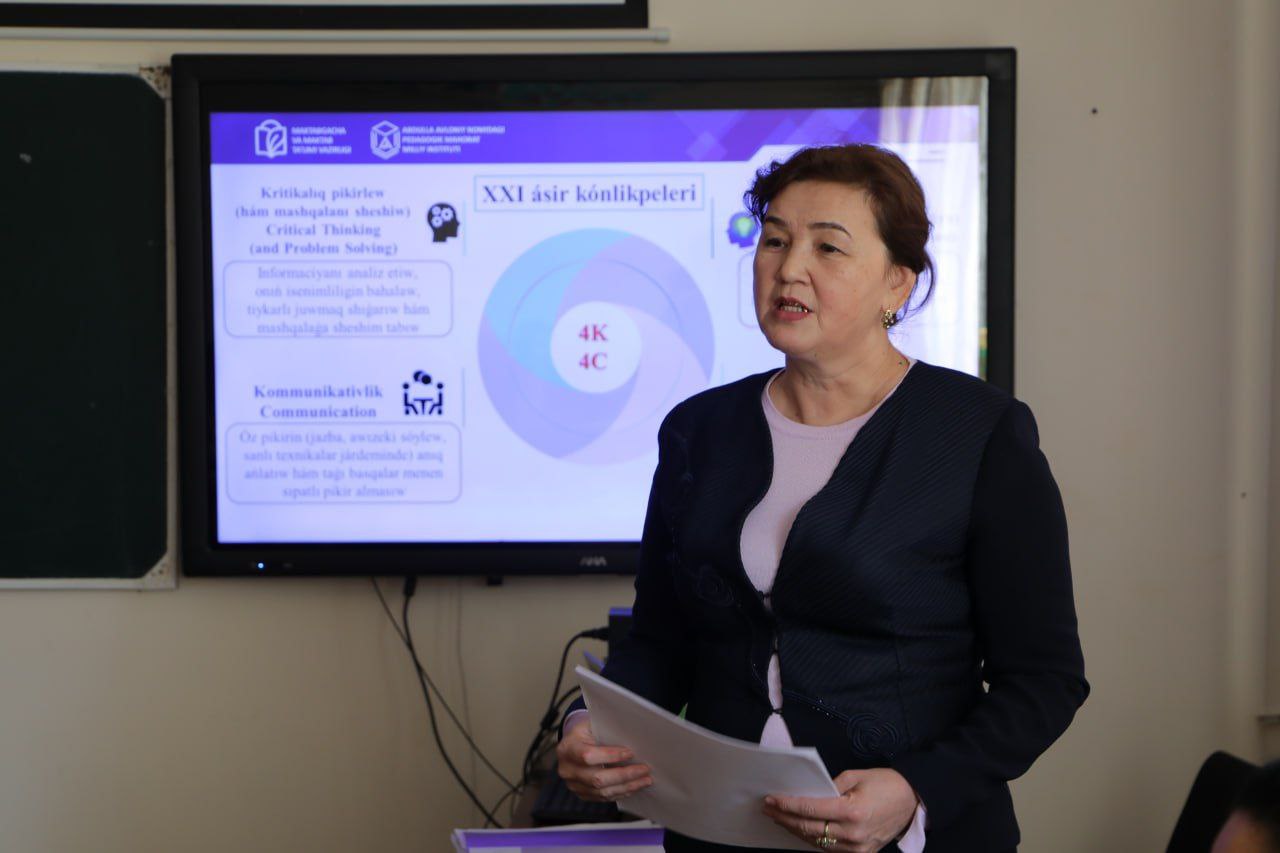 #Open_Lesson  “XXI ásir kónlikpeleri” temasında ashıq sabaq ótkerildi