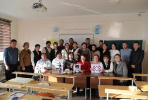 “Felting usılında súwret salıw texnologiyası” atamasında sheberlik sabaǵı ótkerildi