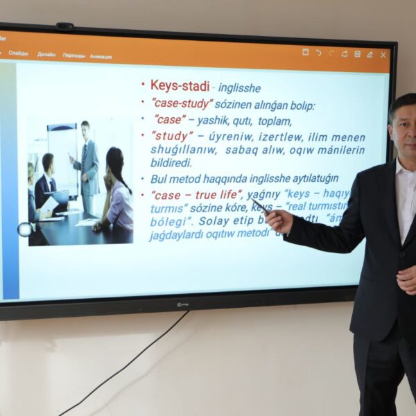 Interaktiv metodlar arqalı sabaqlardı shólkemlestiriw