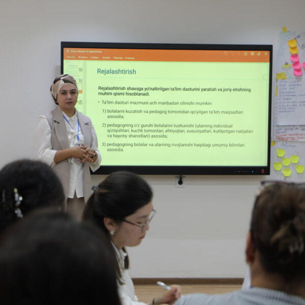 #Mektepke_shekemgi_bilimlendiriw “Ilk qadam” baǵdarlaması boyınsha oqıw kurslarınıń ekinshi basqıshı dawam etpekte