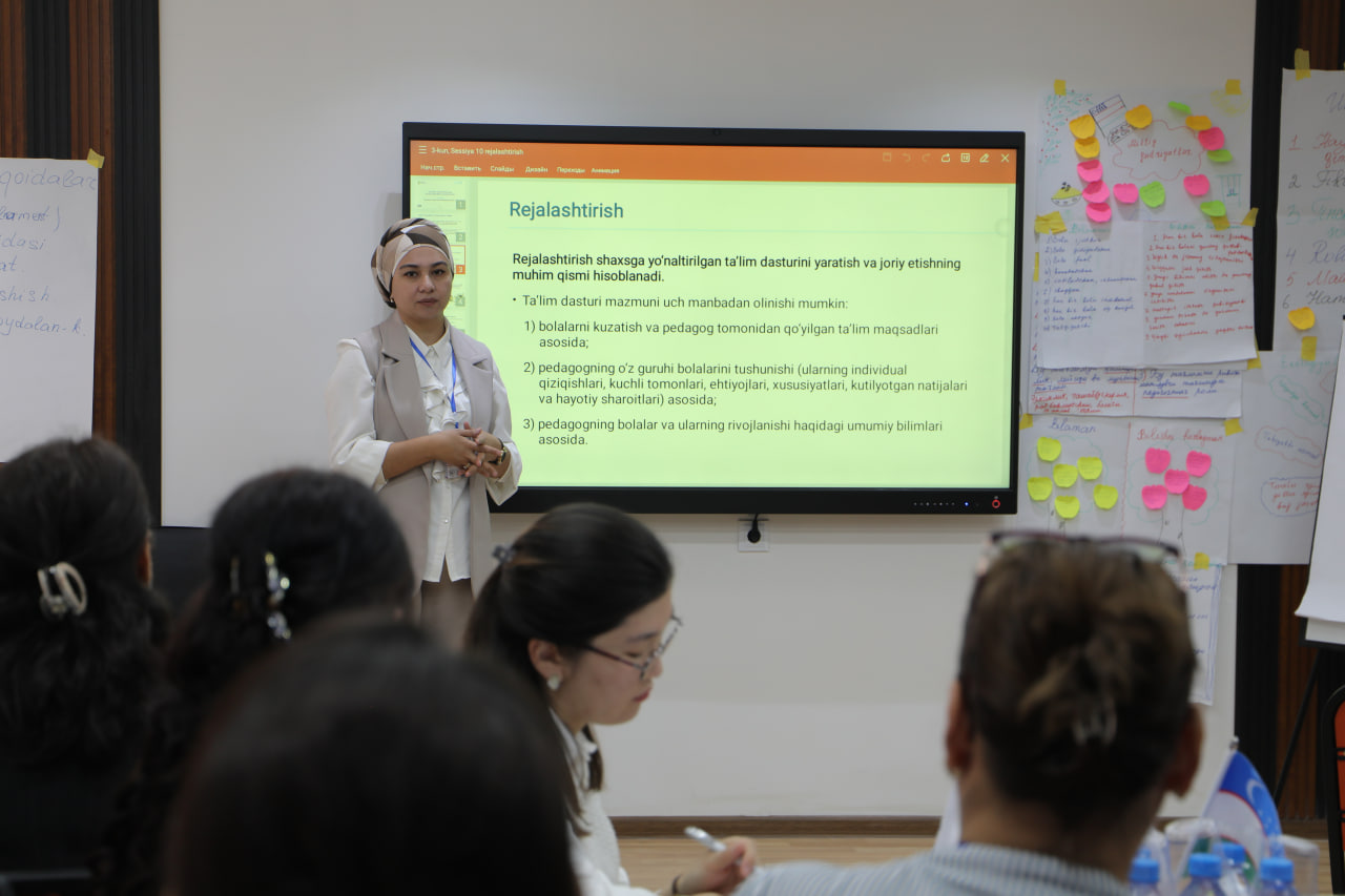 #Mektepke_shekemgi_bilimlendiriw “Ilk qadam” baǵdarlaması boyınsha oqıw kurslarınıń ekinshi basqıshı dawam etpekte