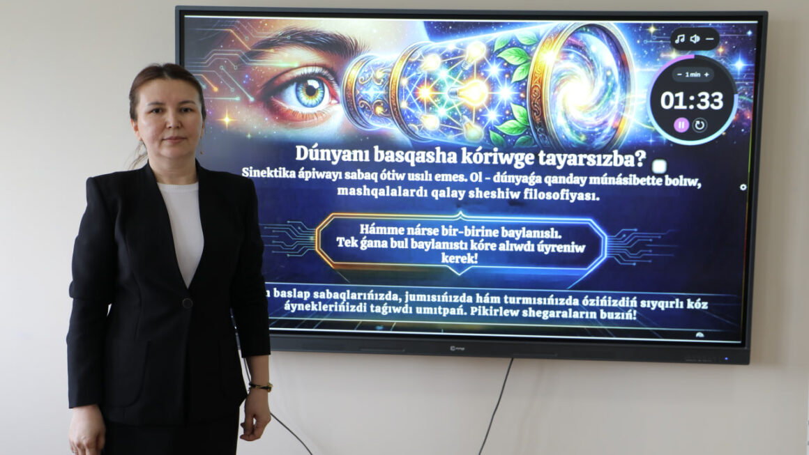 “Sinektika metodı” temasında seminar-trening ótkerildi