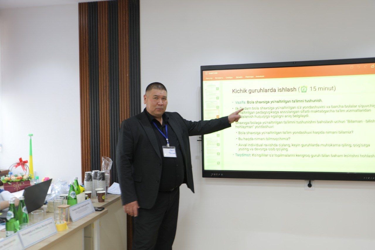 #Mektepke_shekemgi_bilimlendiriw “Dáslepki qádem” boyınsha treningler baslandı