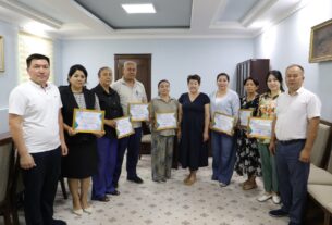 Ǵalaba xabar quralları xızmetkerlerine húrmet kórsetildi