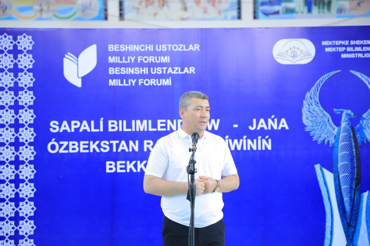 QARAQALPAQSTANDA V “USTAZLAR MILLIY FORUMÍ”NA START BERILDI